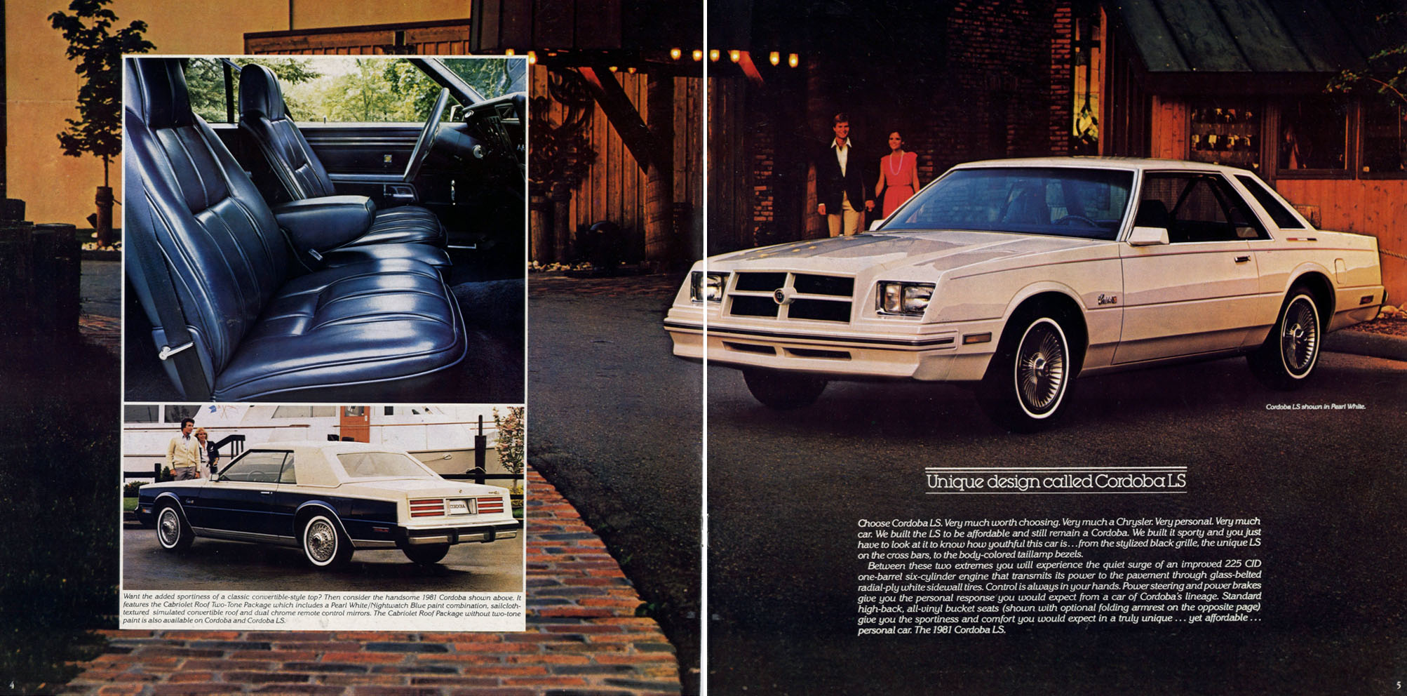 1981 Chrysler Cordoba Brochure Page 2